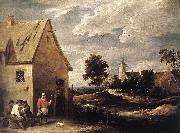 TENIERS, David the Younger Village Scene ut oil painting artist